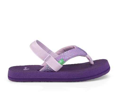 Sandale Sanuk Yoga Glitter Enfant - Violette YDXHFK840